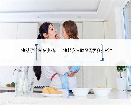 上海助孕准备多少钱，上海找女人助孕需要多少钱？