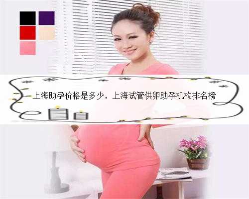 上海助孕价格是多少，上海试管供卵助孕机构排名榜