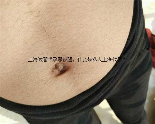 上海试管代孕那家强，什么是私人上海代孕？